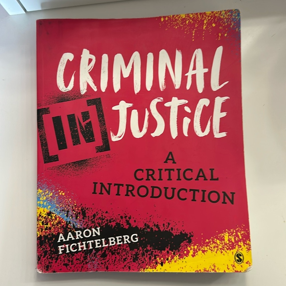 Criminal in justice book